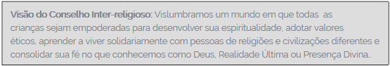 Visão do Conselho Inter-religioso