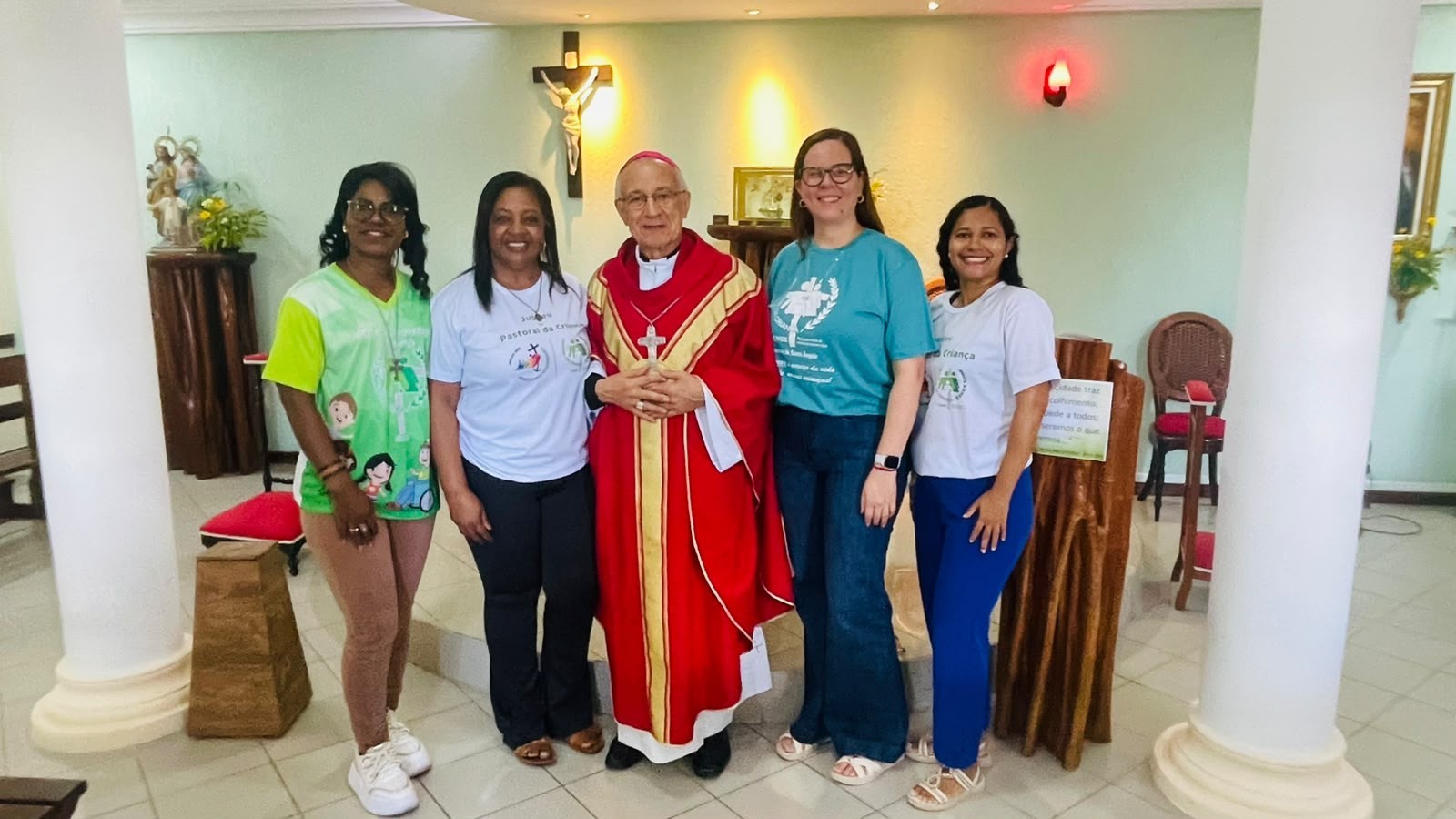 Dom Juraci Gomes de Oliveira durante a Assembleia Estadual Eletiva da Pastoral da Criança na Bahia