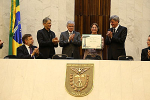 1 Irma Vera Lucia Altoe recebe homenagem para a Pastoral da Criana